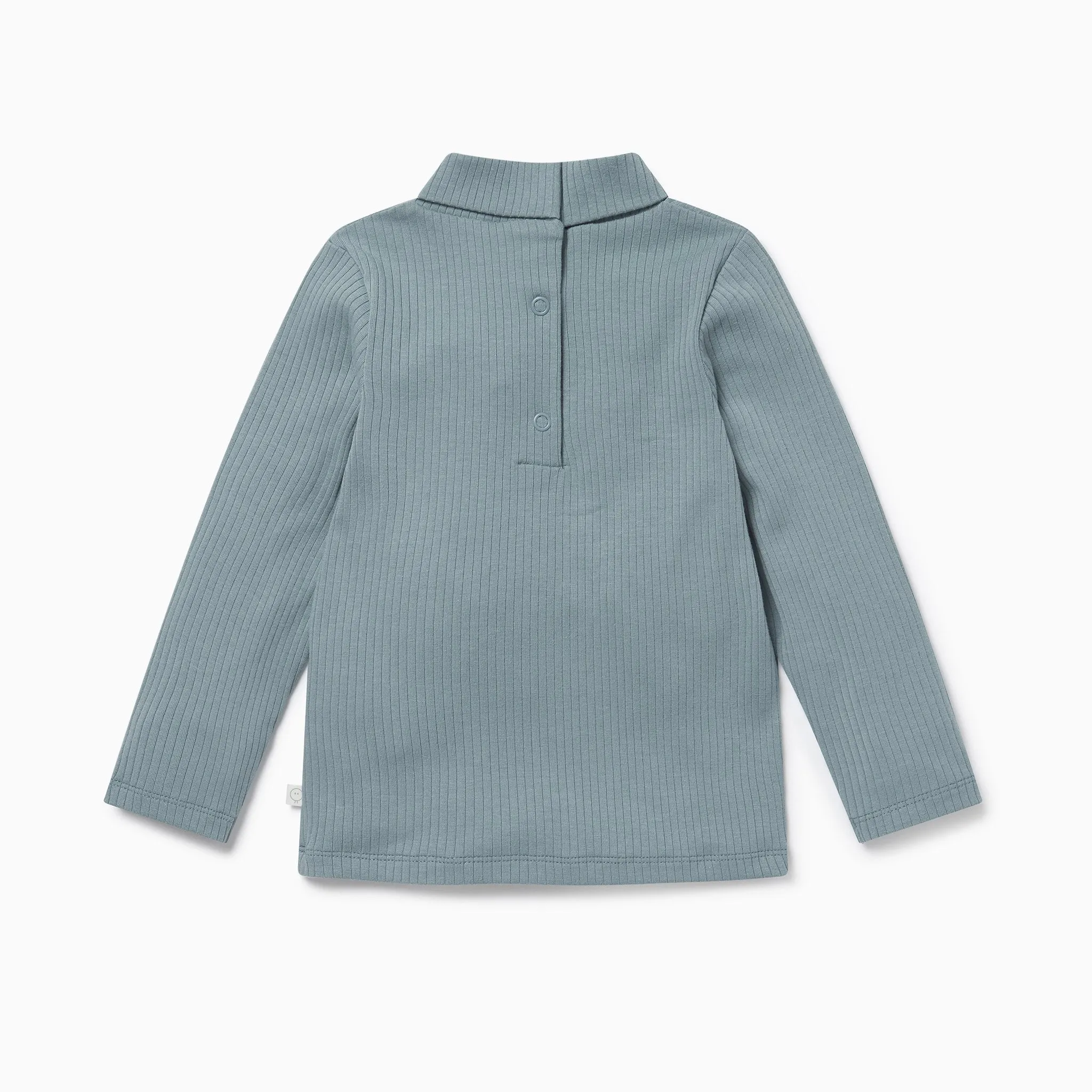 Ribbed Turtleneck Top