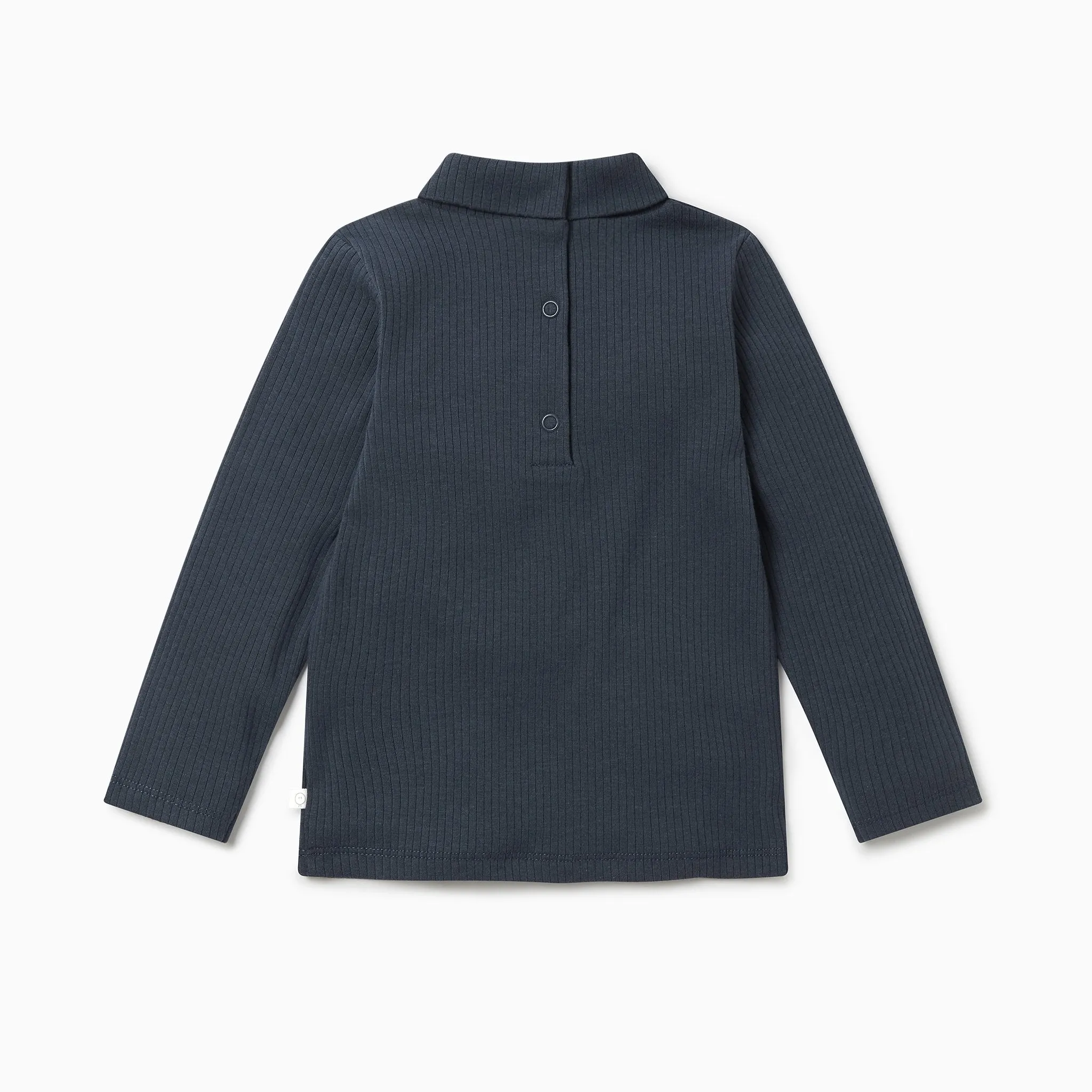 Ribbed Turtleneck Top