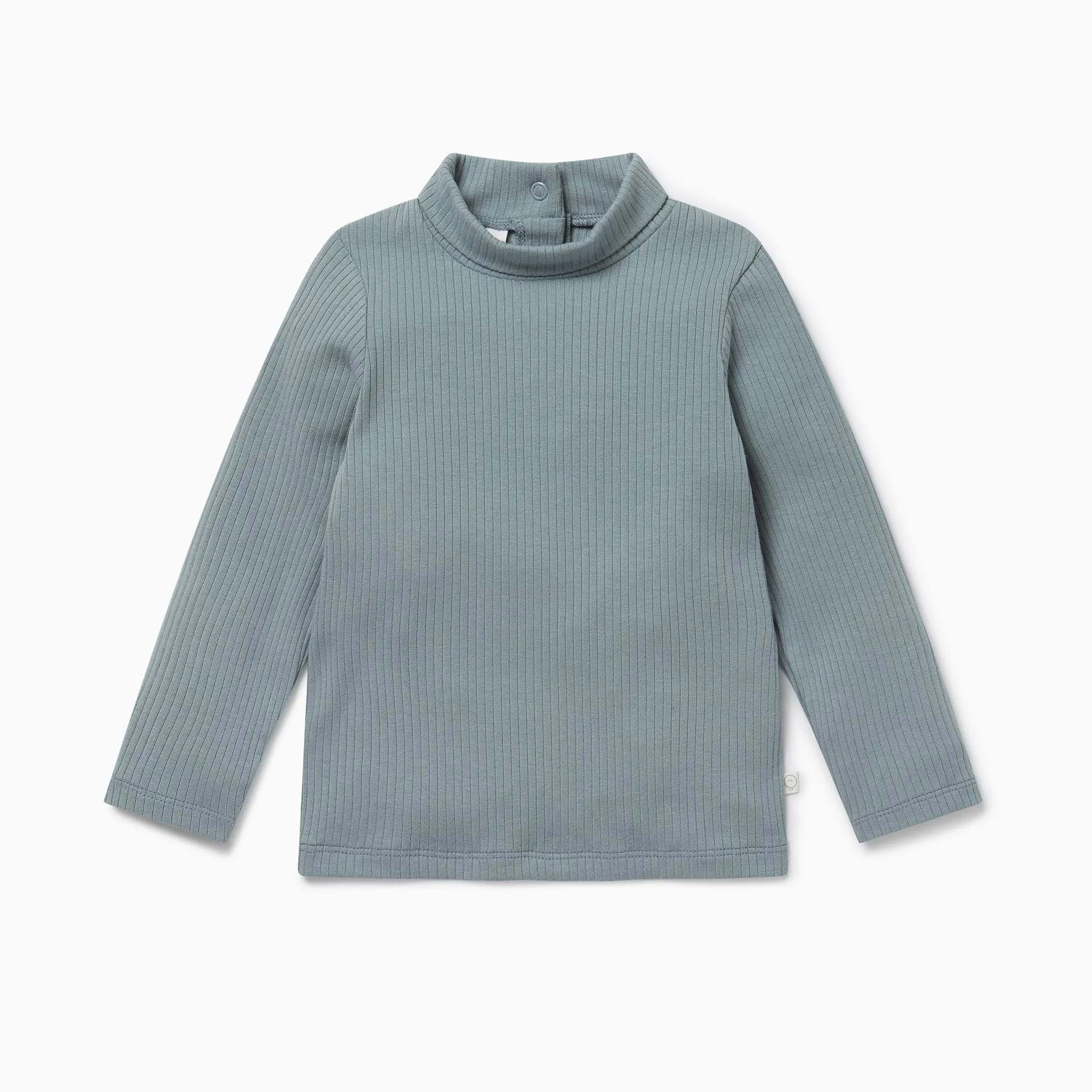 Ribbed Turtleneck Top