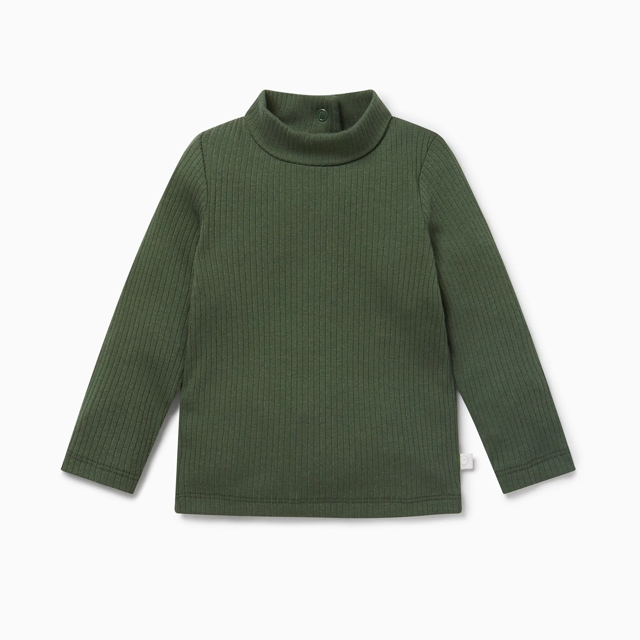 Ribbed Turtleneck Top