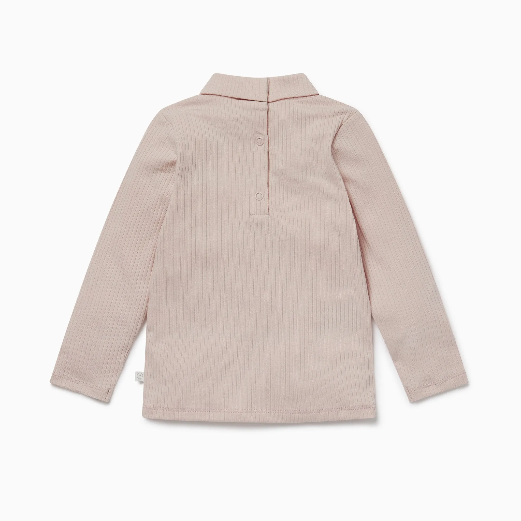 Ribbed Turtleneck Top