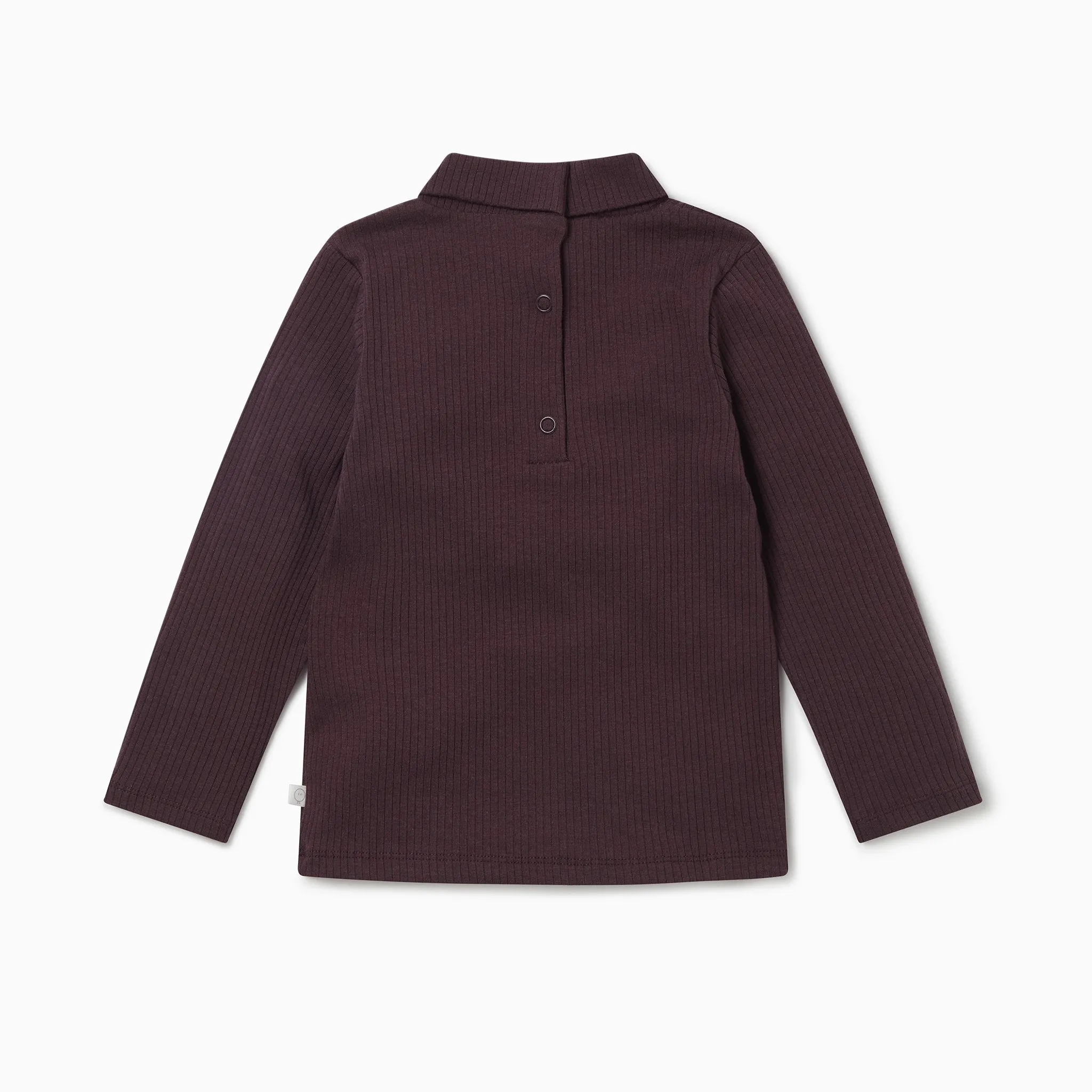 Ribbed Turtleneck Top