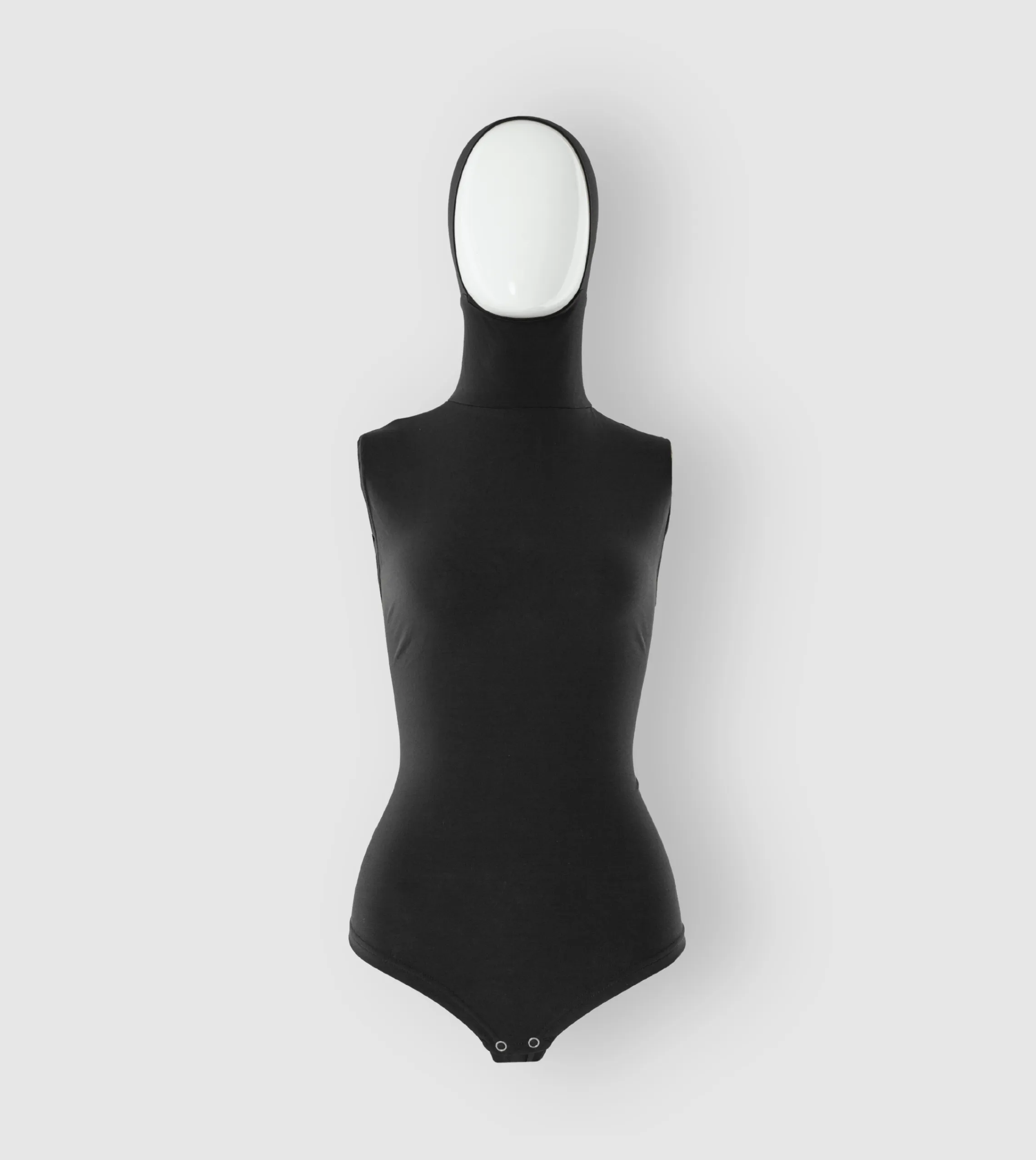 RUUQ Bodysuit Sleeveless with Hijab Cap - Black