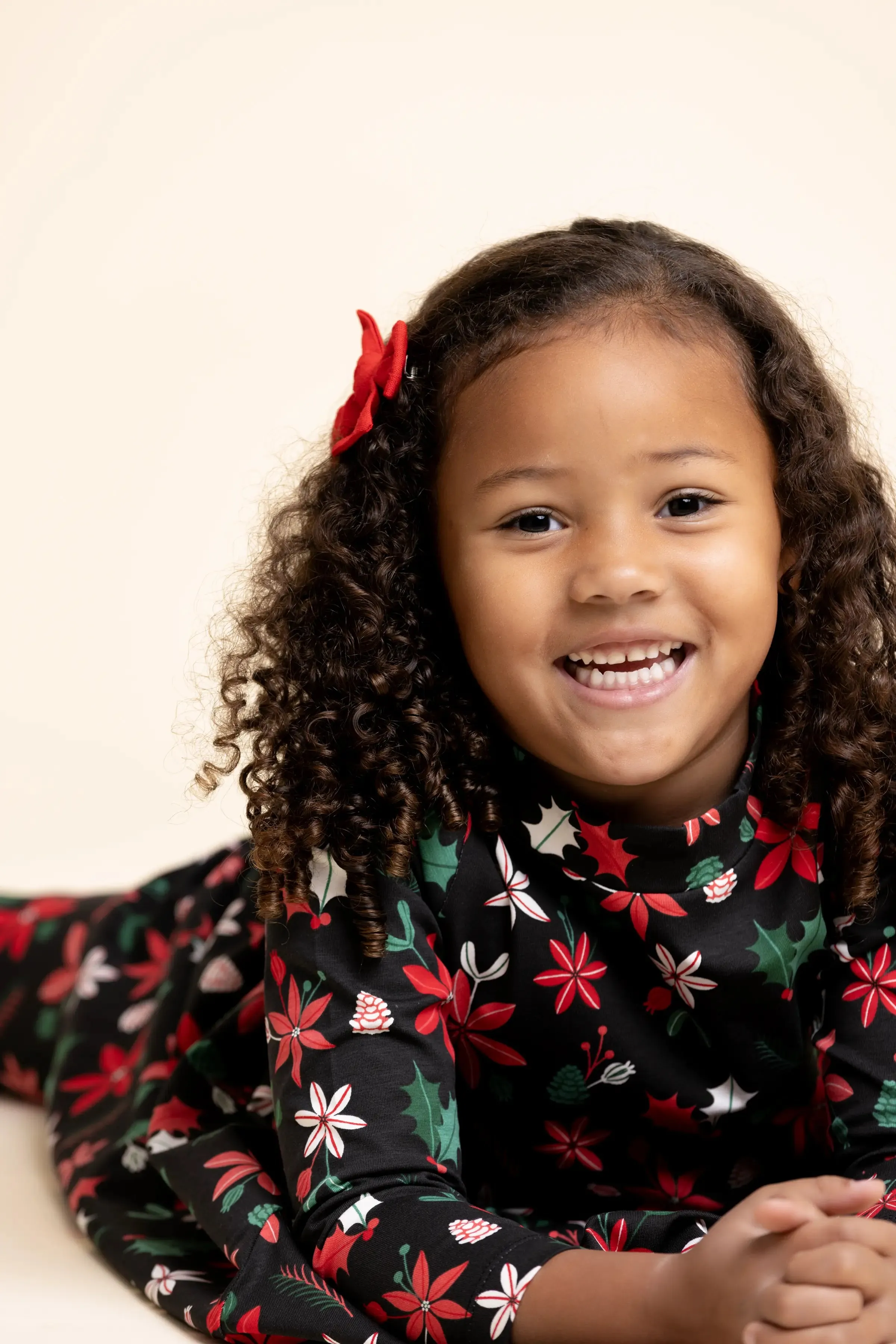 SALE - Turtleneck Let's Dance Dress_Holiday Florals