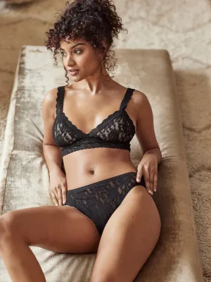 Signature Lace High Cut Brief Black Sale