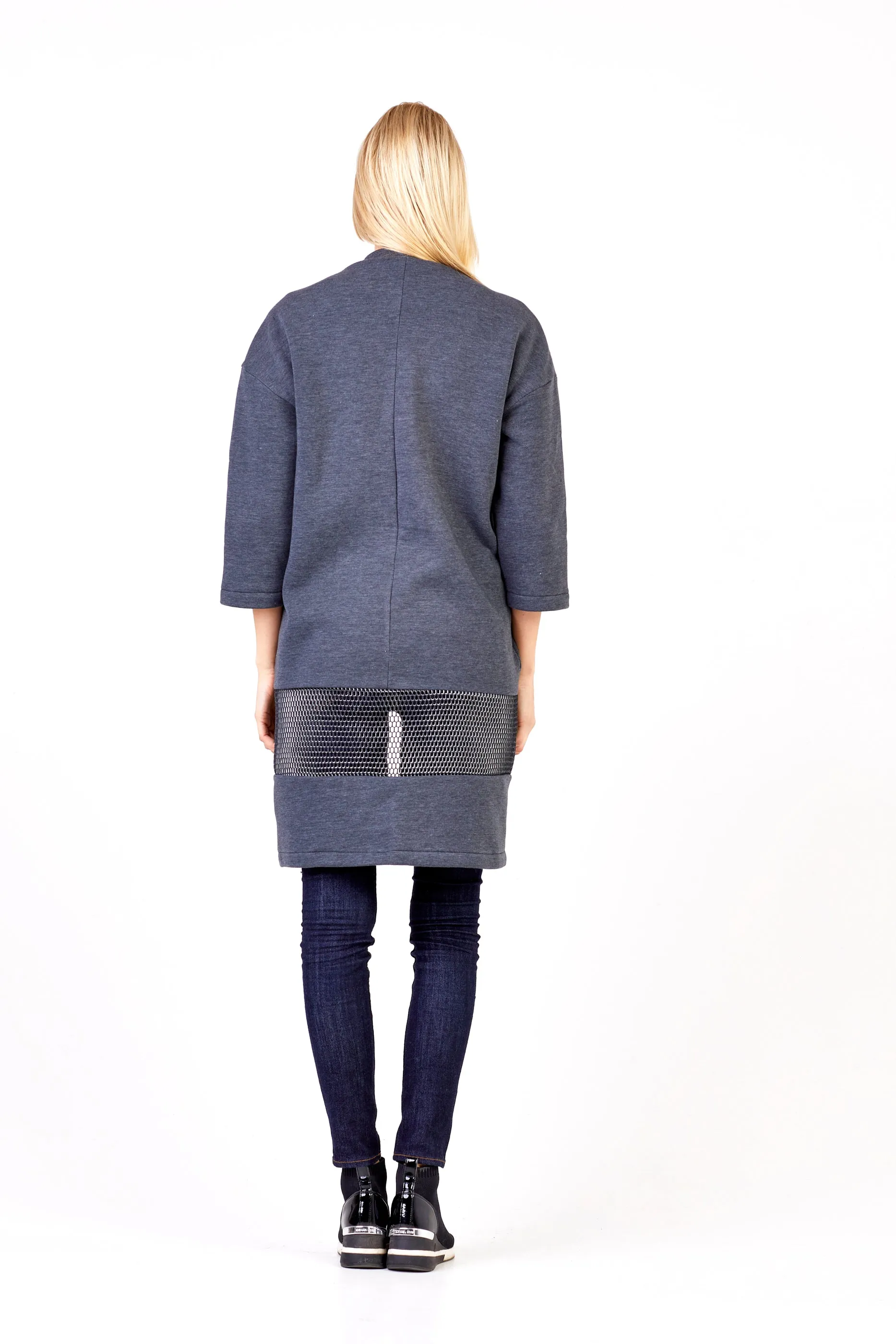Sofa Killer dark grey long kimono jacket