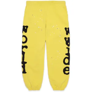 Sp5der Beluga Yellow Sweatpants