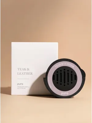 Teak & Leather- Car Pura Refill