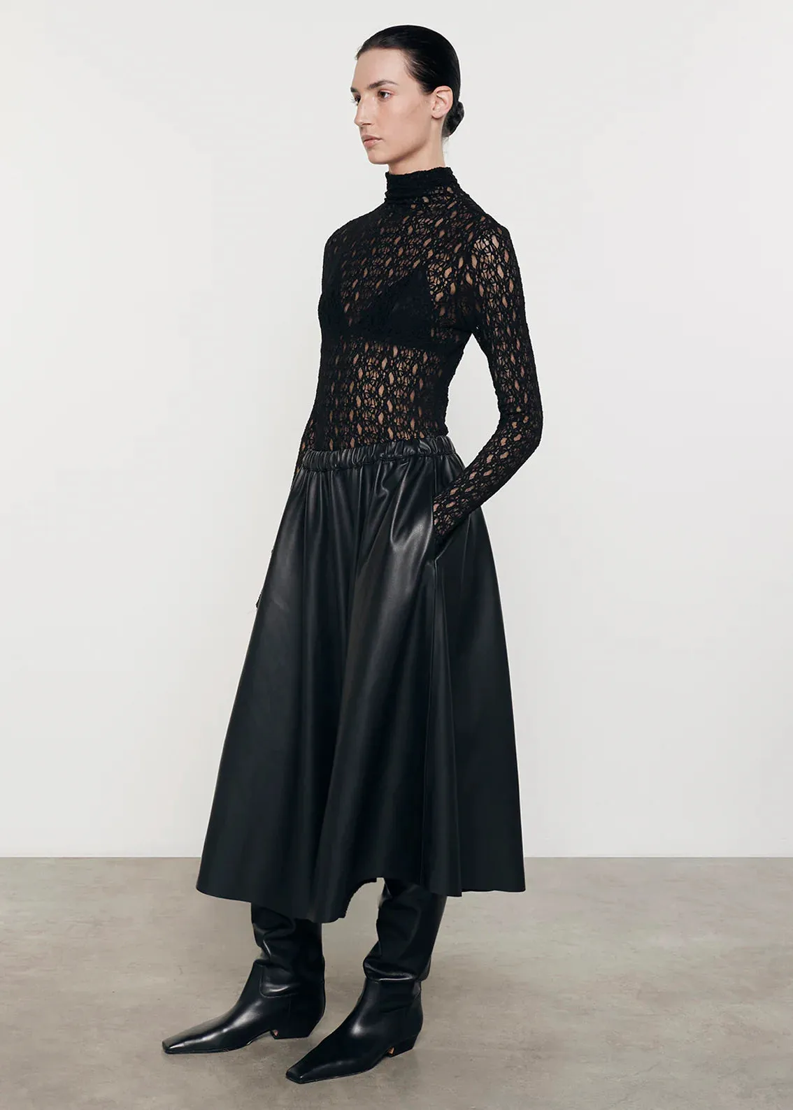 The  Lace L/S Turtleneck