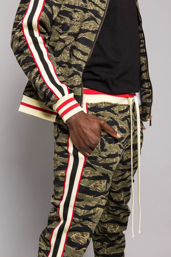 Tiger Camo Track Suit Set