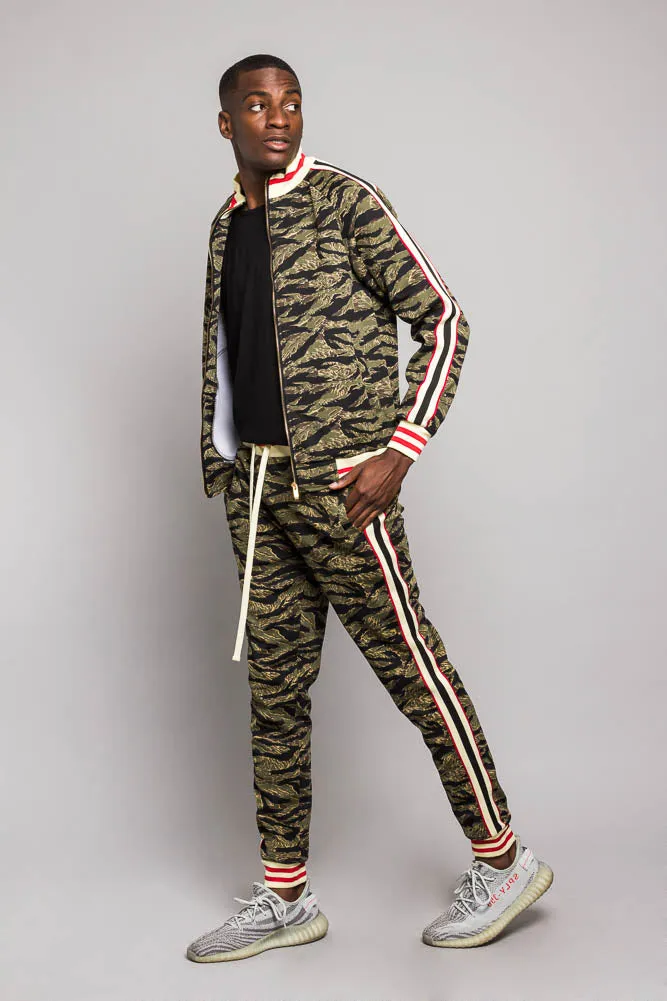 Tiger Camo Track Suit Set
