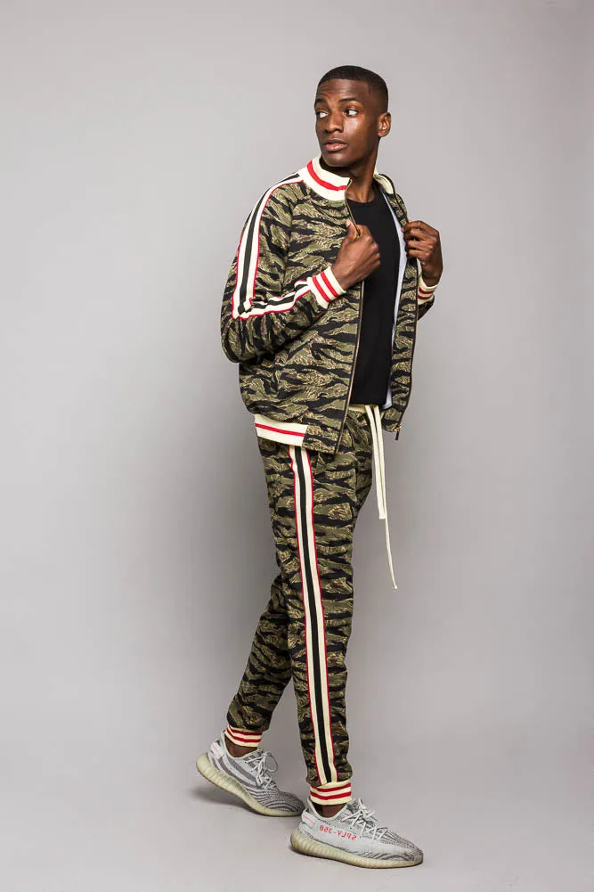 Tiger Camo Track Suit Set