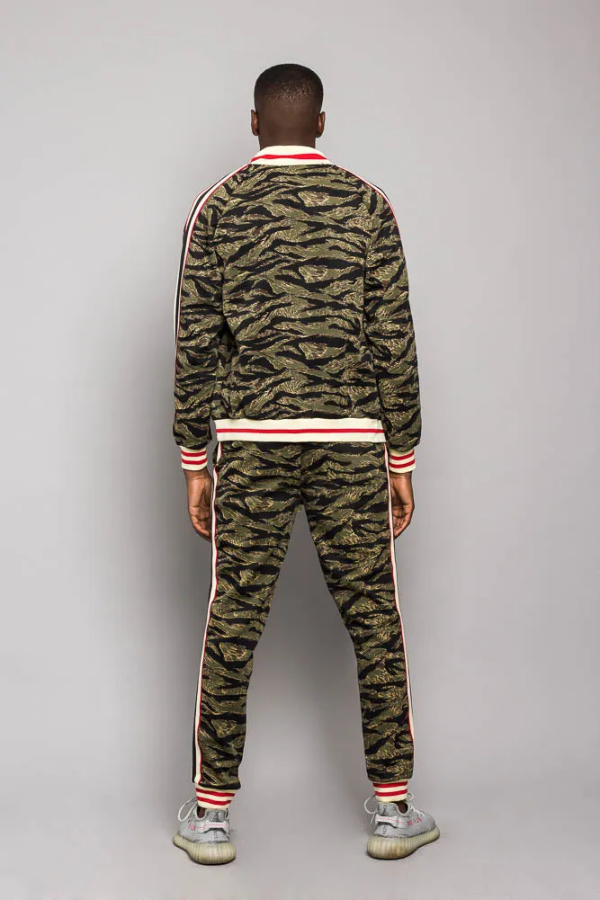 Tiger Camo Track Suit Set
