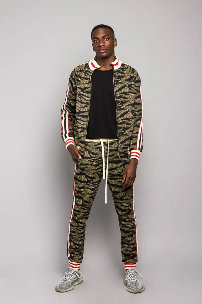 Tiger Camo Track Suit Set