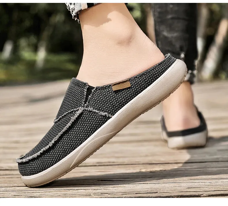 Tnis Slip On Masculino de Lona Casual - LC1032