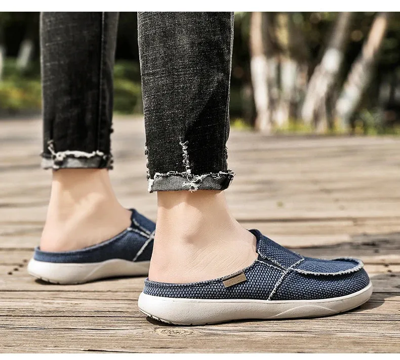 Tnis Slip On Masculino de Lona Casual - LC1032