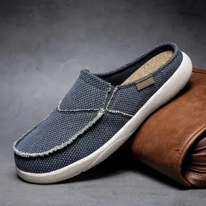 Tnis Slip On Masculino de Lona Casual - LC1032