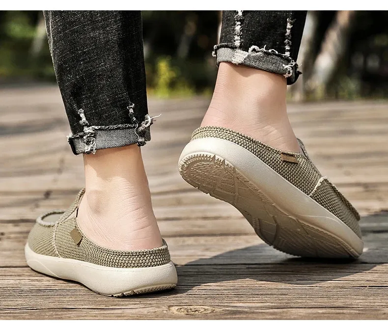 Tnis Slip On Masculino de Lona Casual - LC1032