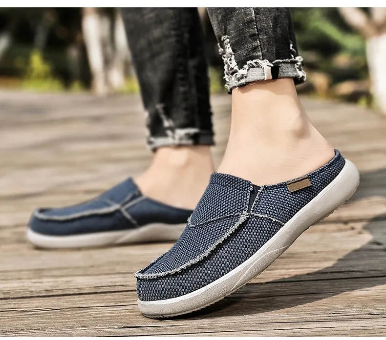 Tnis Slip On Masculino de Lona Casual - LC1032