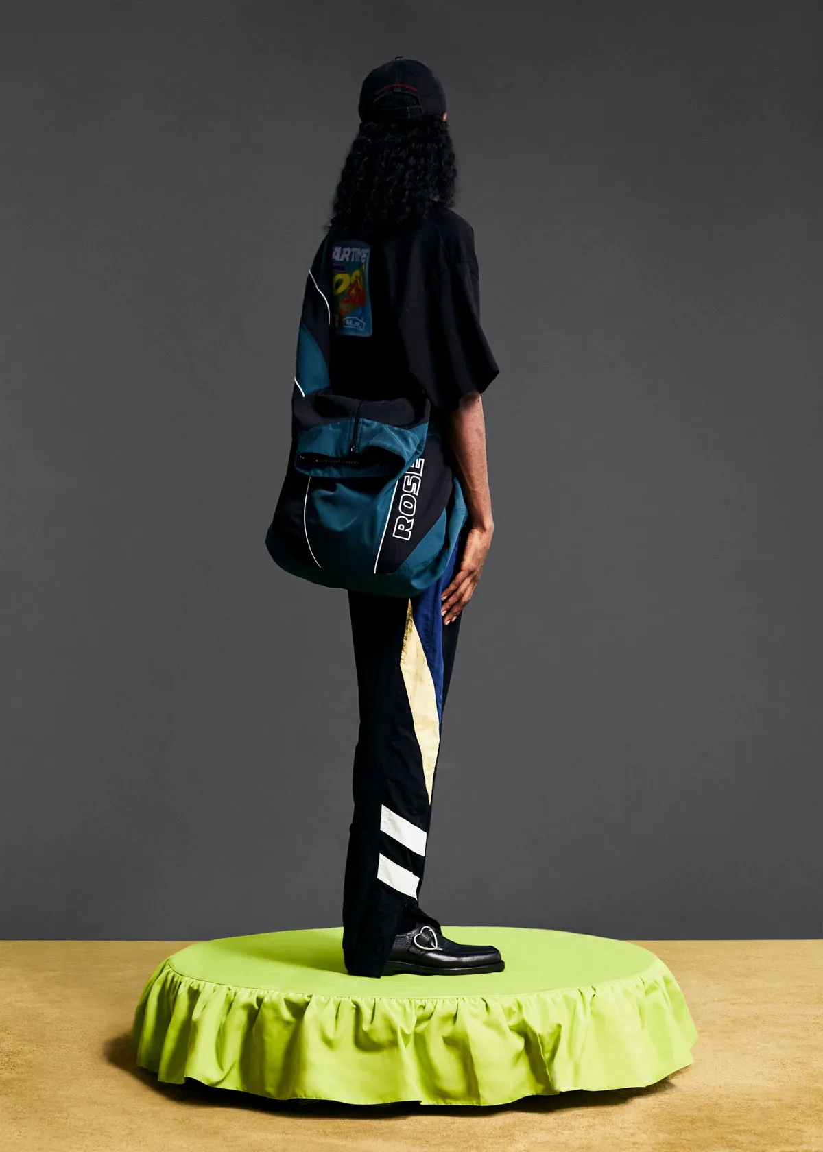 TRACK JACKET TOTE BAG in GREEN