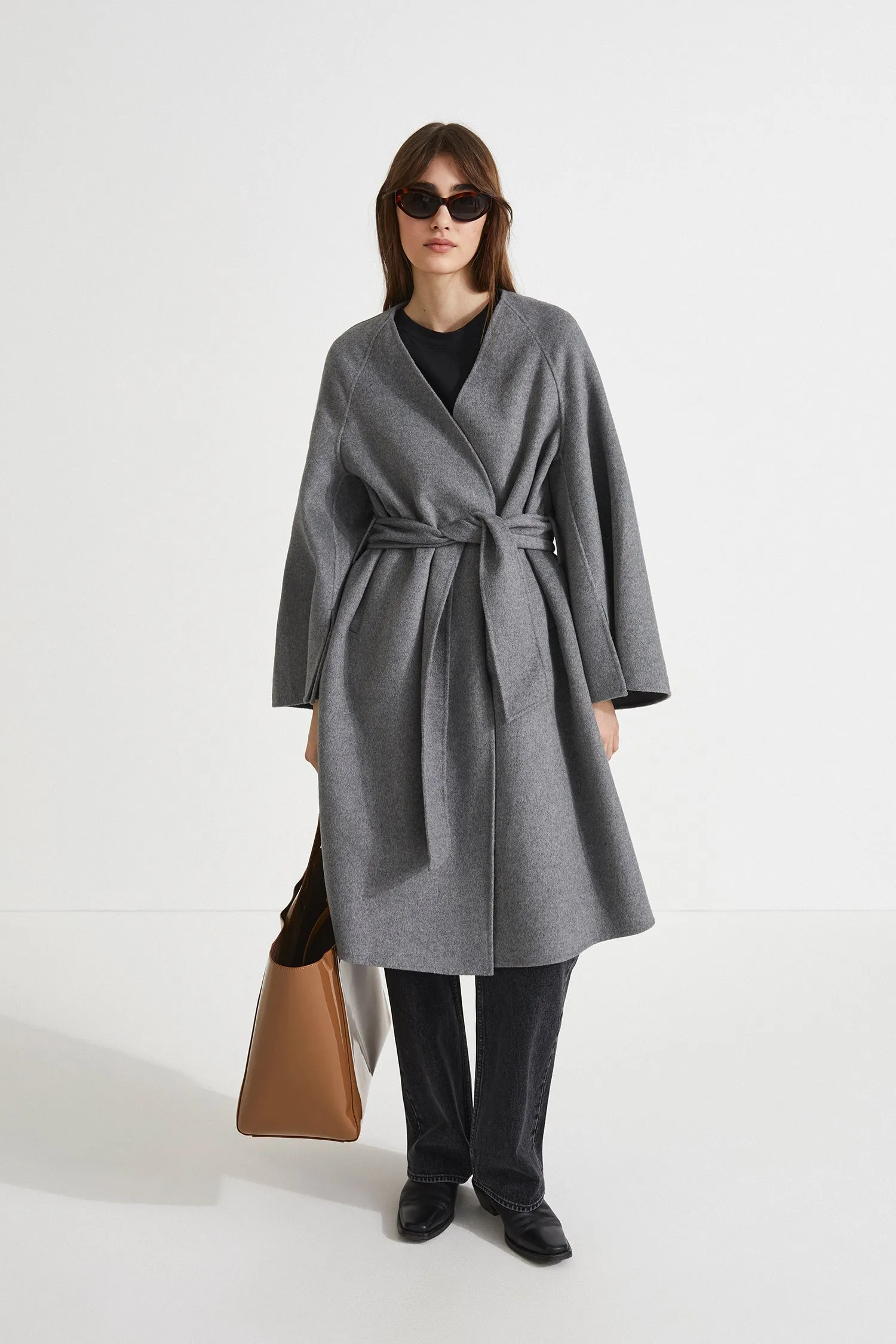 TRENTO COAT LONG - GREY