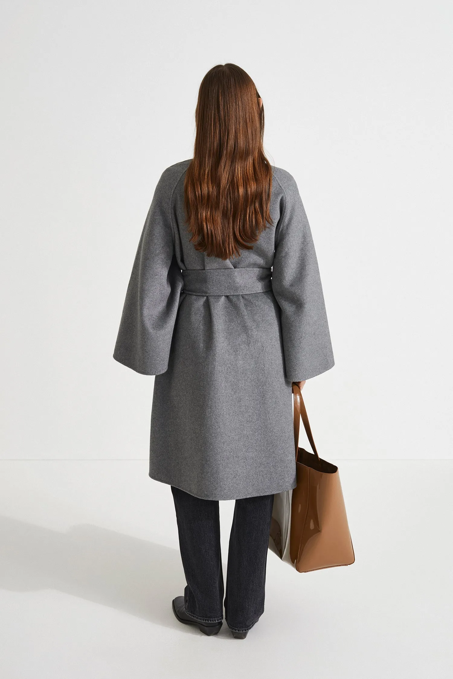 TRENTO COAT LONG - GREY