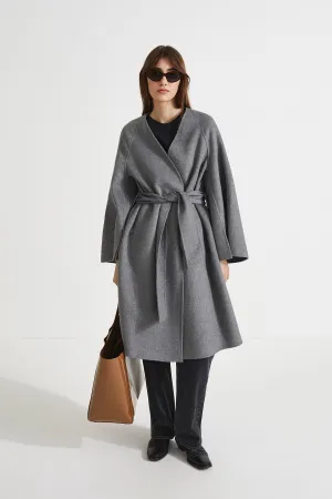 TRENTO COAT LONG - GREY