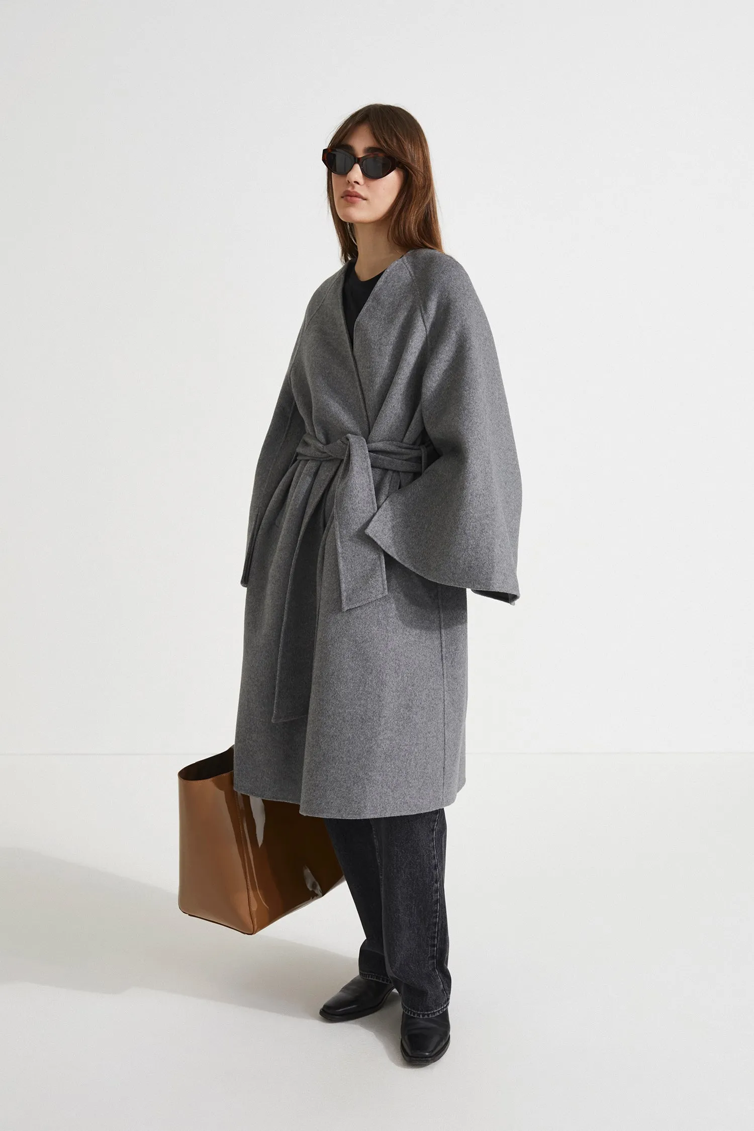 TRENTO COAT LONG - GREY