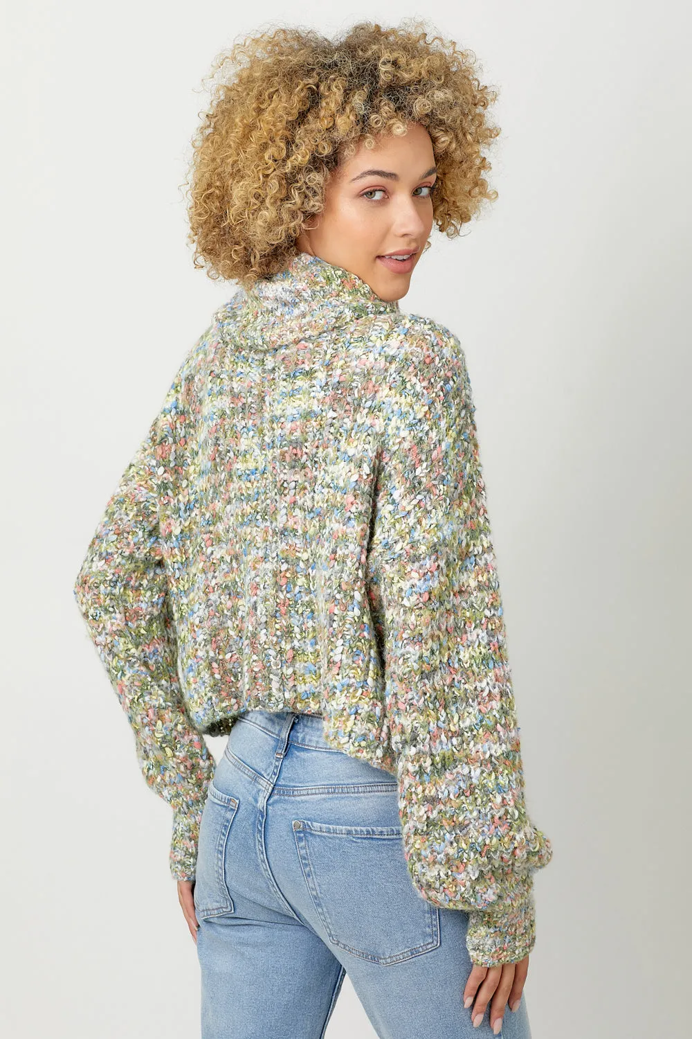 Turtleneck Cropped Sweater