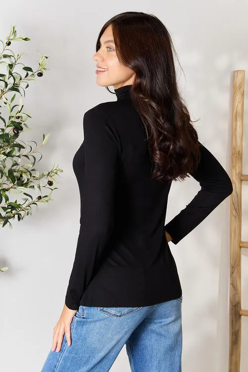 Turtleneck Long Sleeve Top