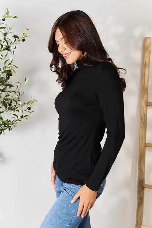 Turtleneck Long Sleeve Top