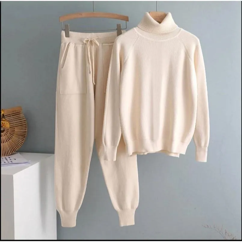 Turtleneck Sweater Set