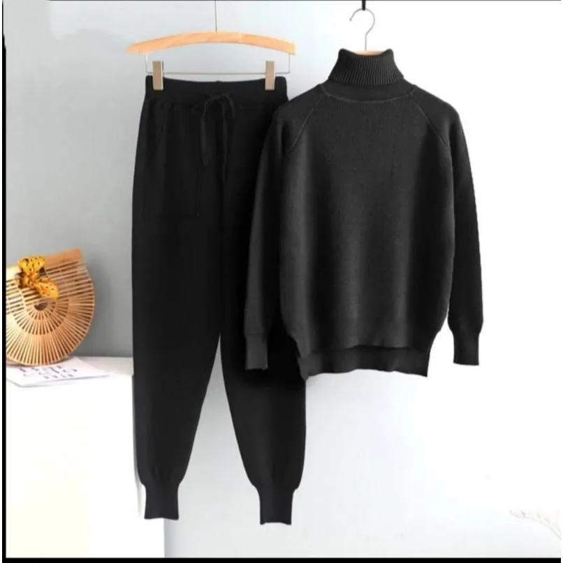 Turtleneck Sweater Set