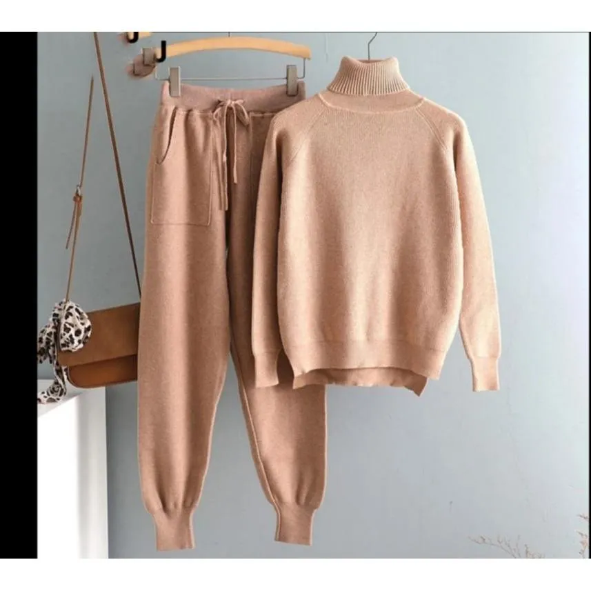 Turtleneck Sweater Set