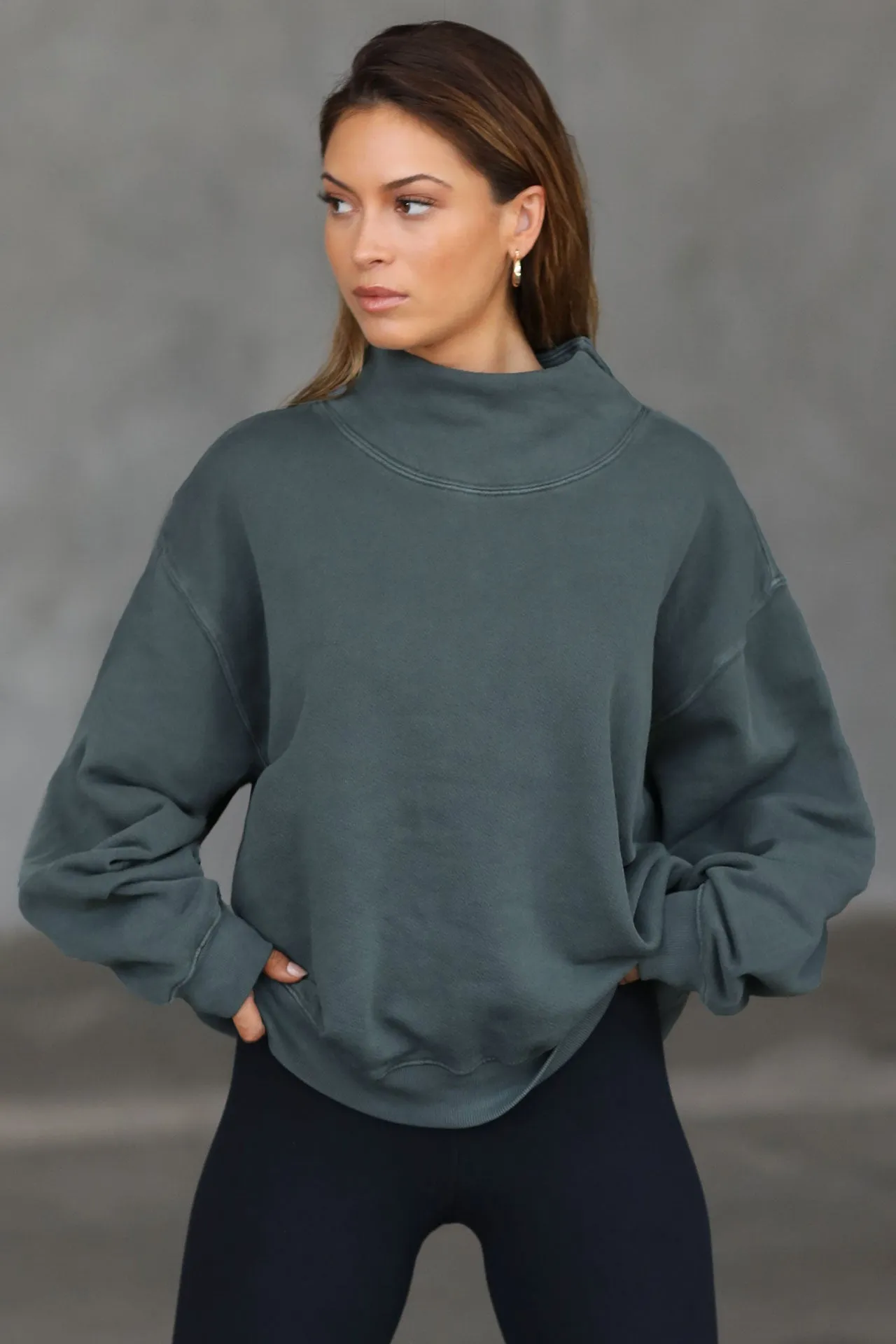 Turtleneck Sweatshirt