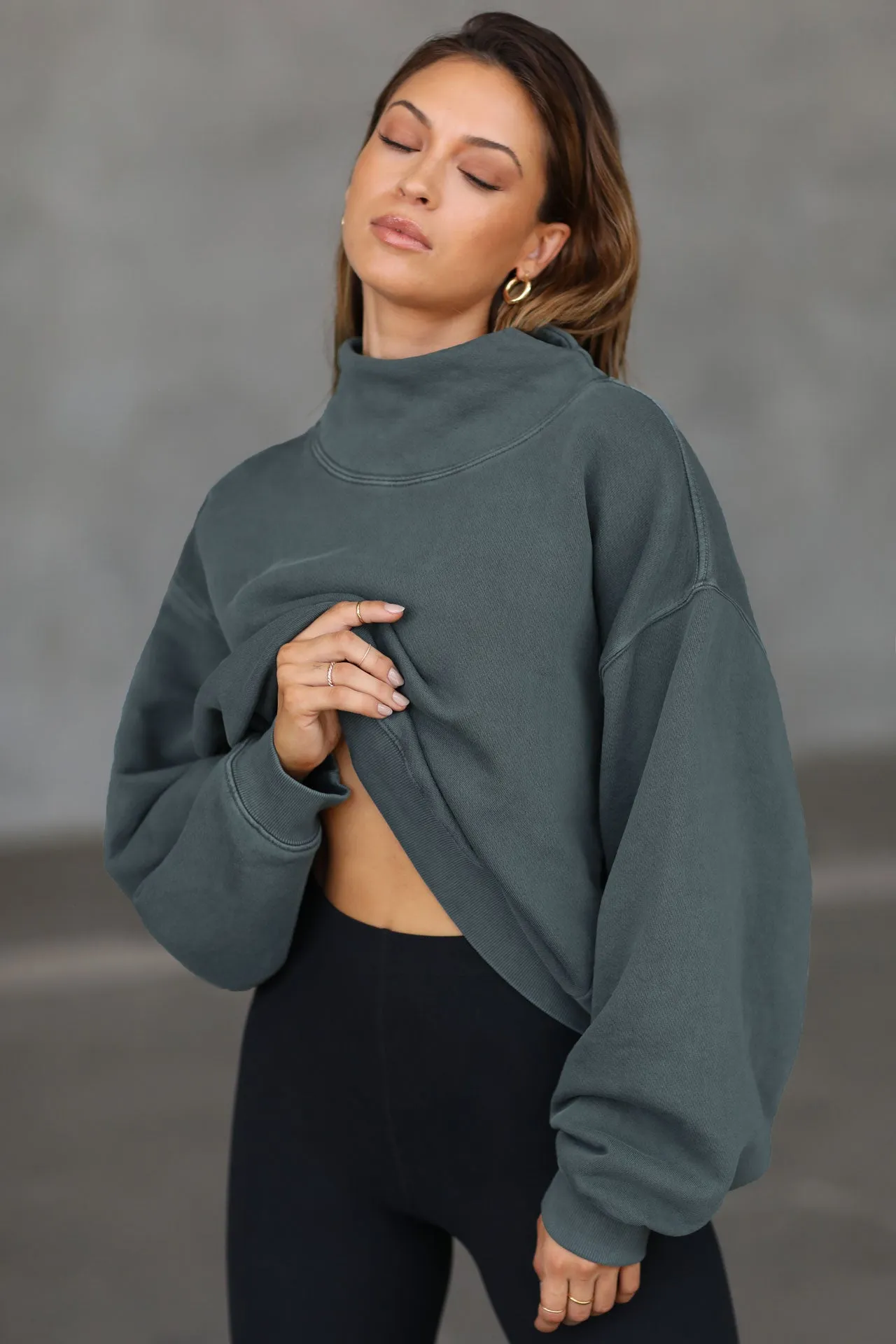 Turtleneck Sweatshirt