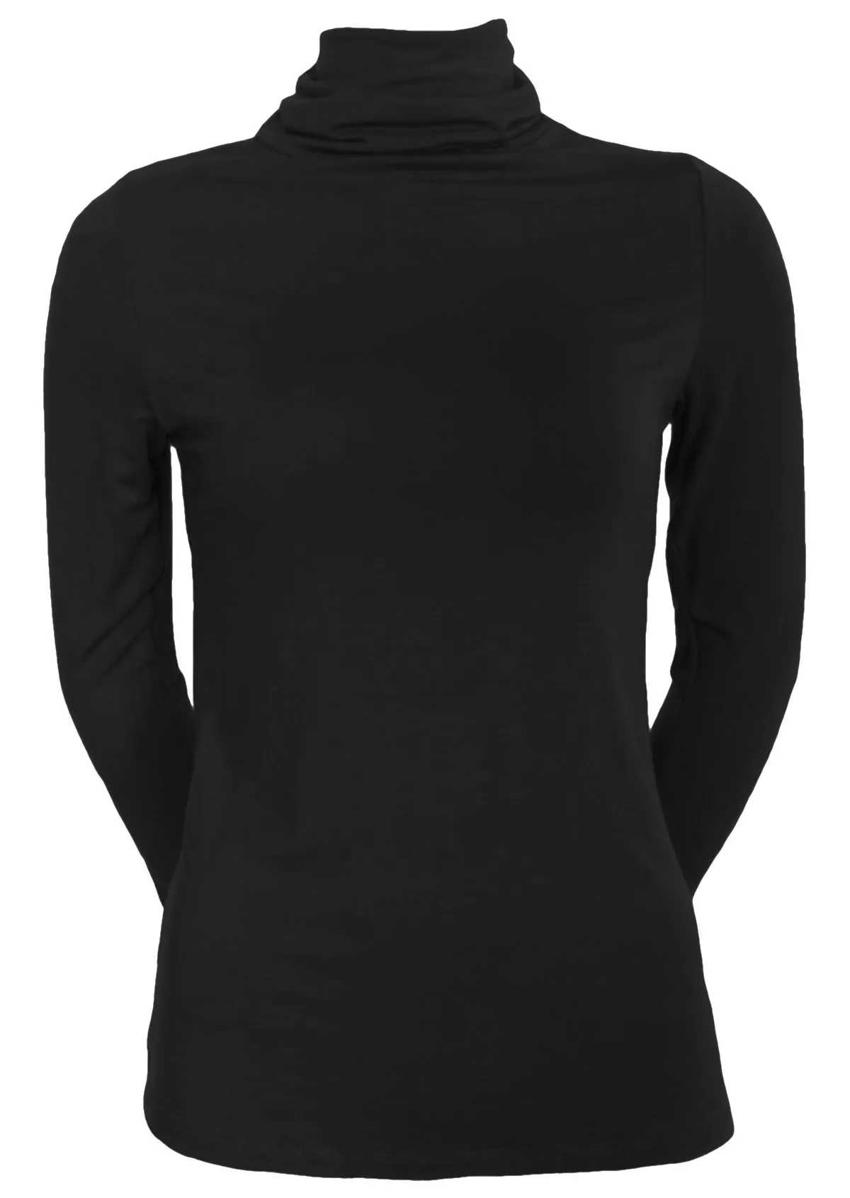 Turtleneck Top Black