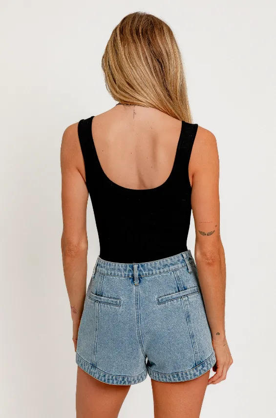 USA Embroidered Sleeveless Bodysuit - Final Sale 50% off in cart