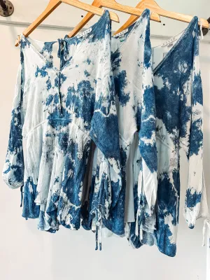 Whimsical Tie Dye Romper