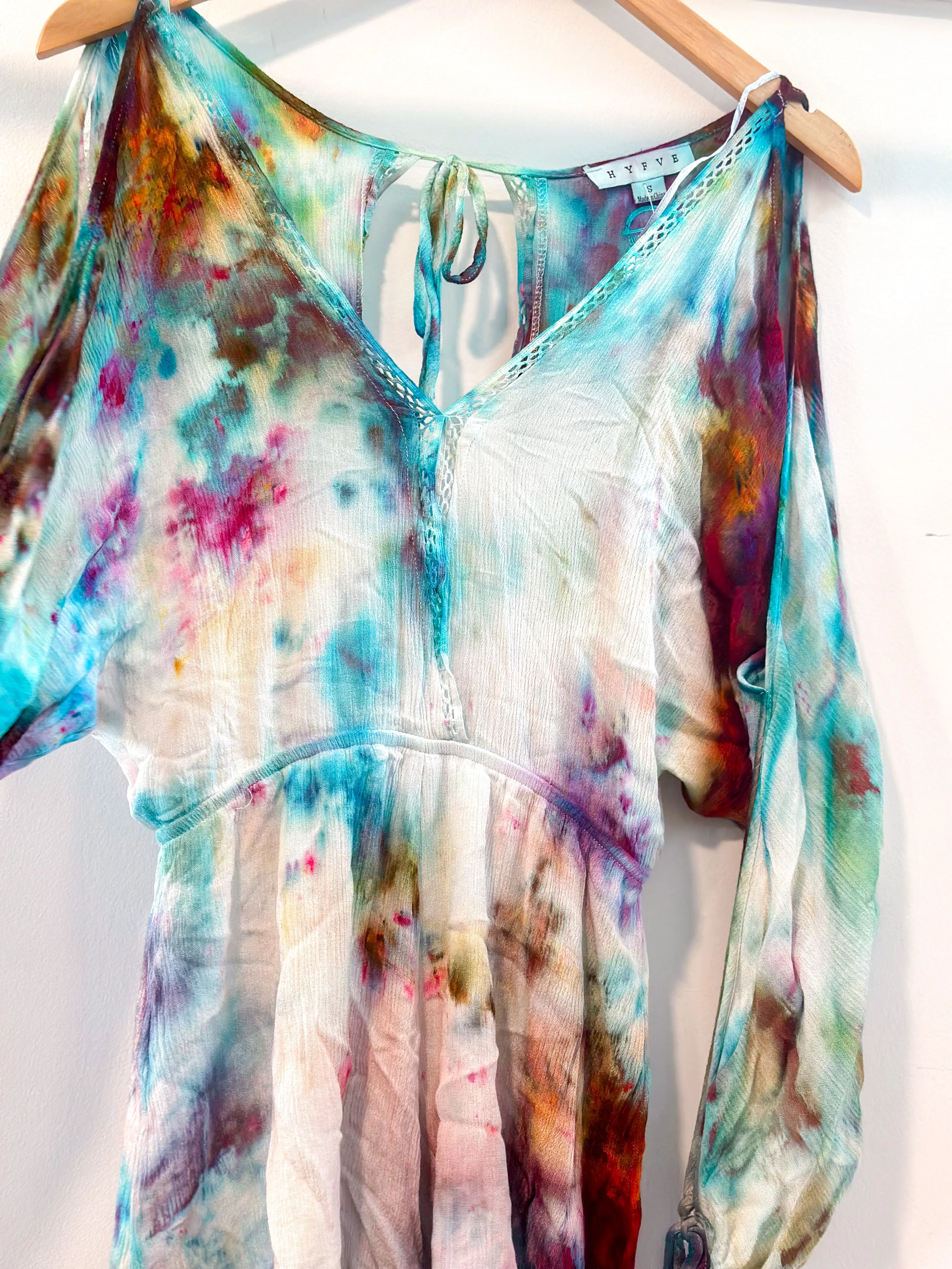 Whimsical Tie Dye Romper