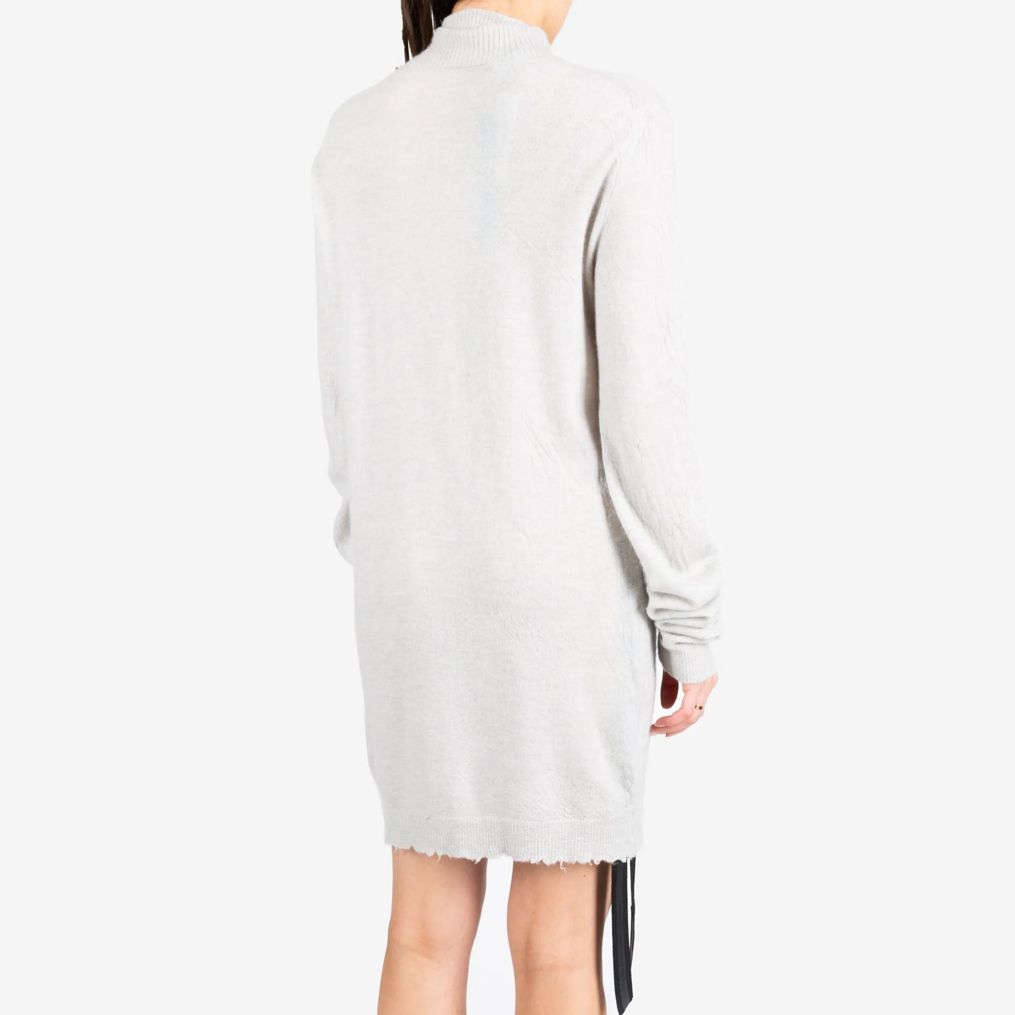 Womens Boiled Turtleneck Sweater Dress