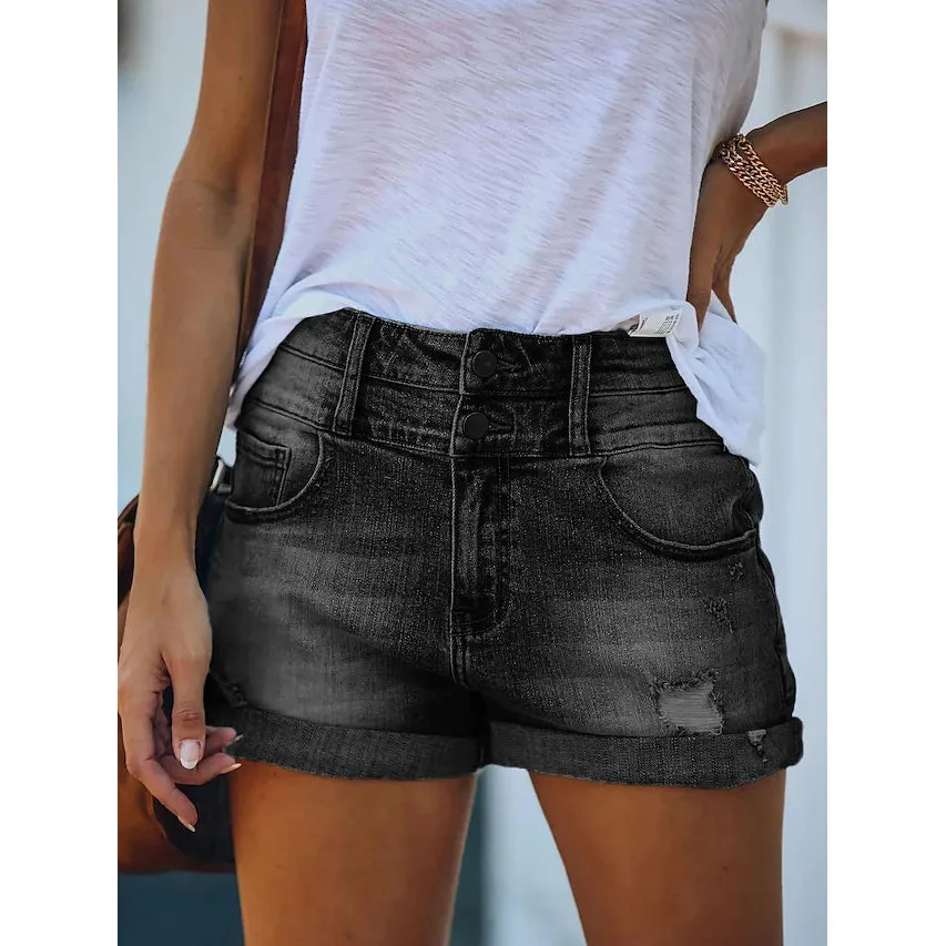 Women's Casual Fashion Jeans Denim Shorts