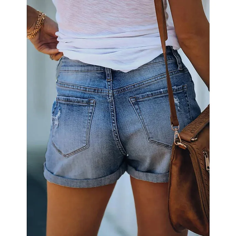 Women's Casual Fashion Jeans Denim Shorts