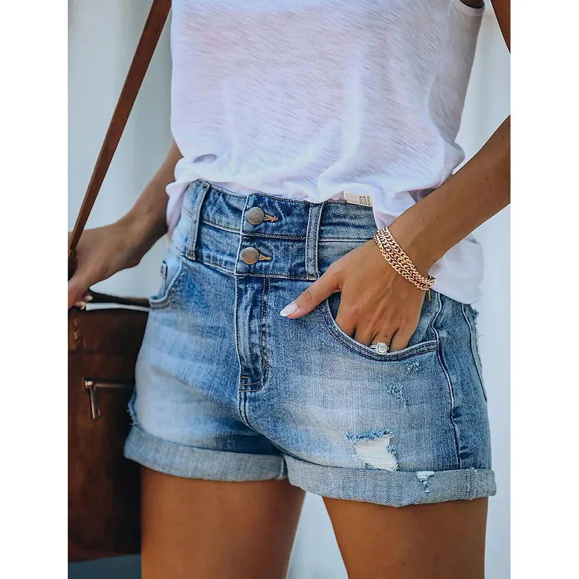 Women's Casual Fashion Jeans Denim Shorts