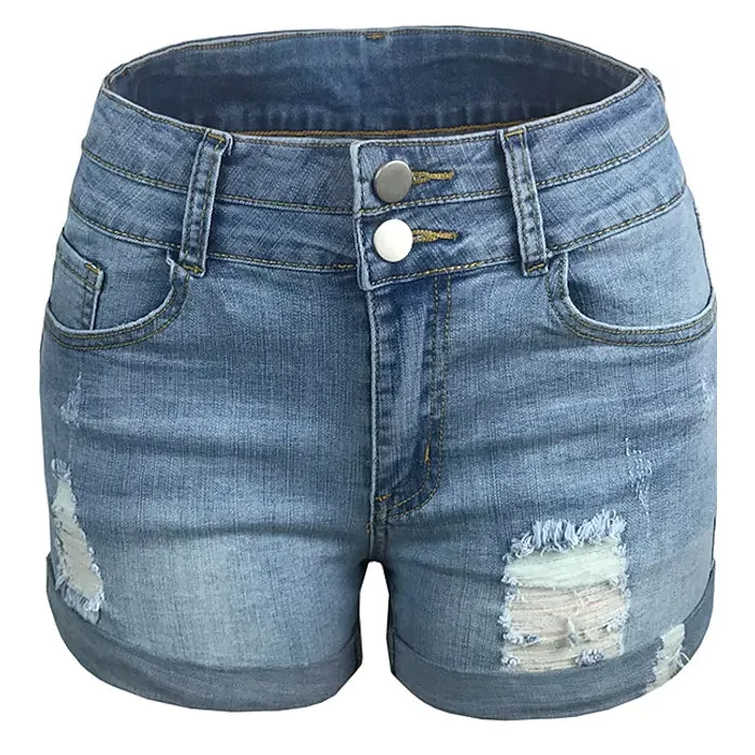 Women's Casual Fashion Jeans Denim Shorts