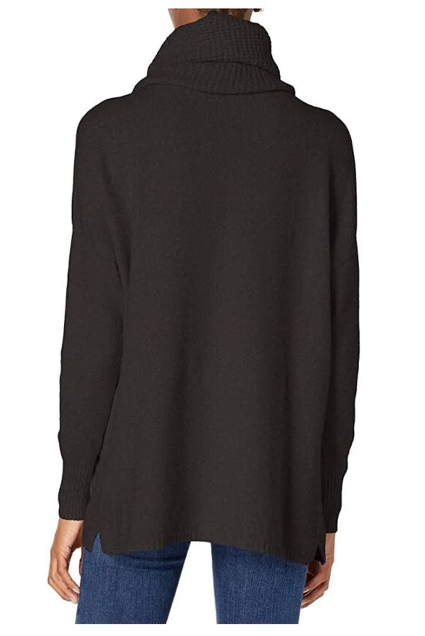 Women's Scoop Neck Sweater with Scarf