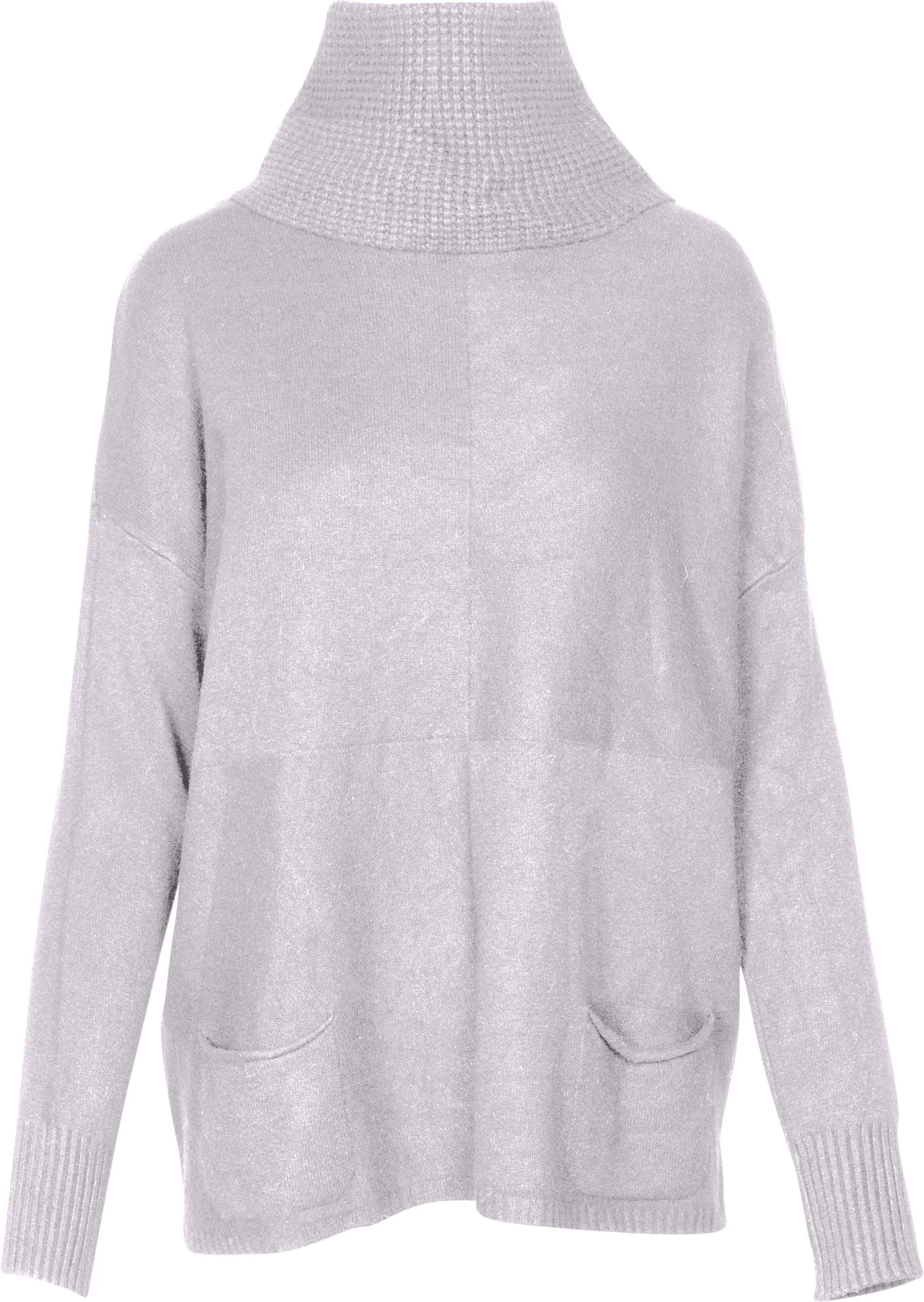 Women's Scoop Neck Sweater with Scarf