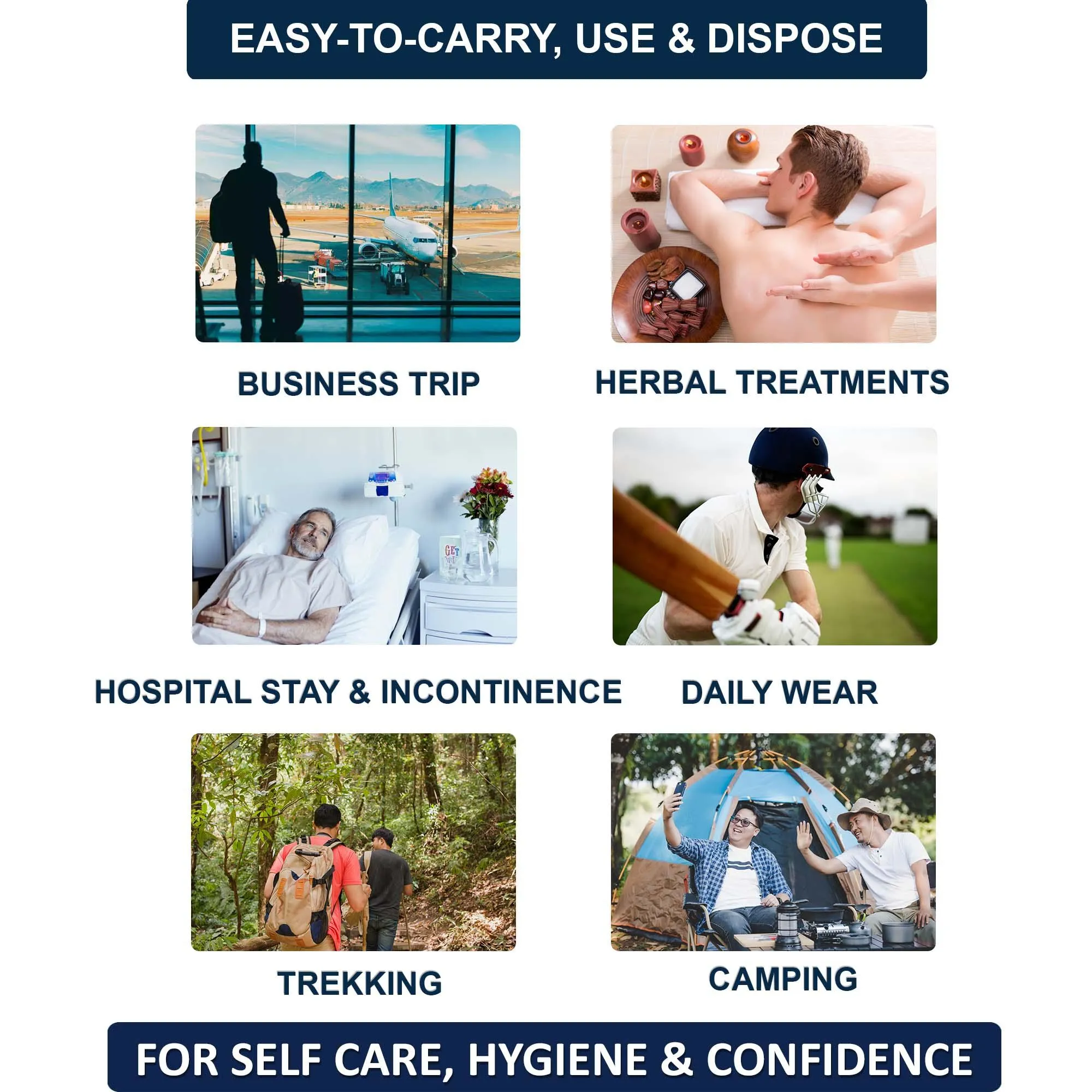 XL Size Brief Style Disposable Regular Hygiene Innerwear, All Day Odorless, Lightweight with Fungal Protection. Prowee Regular (Men)